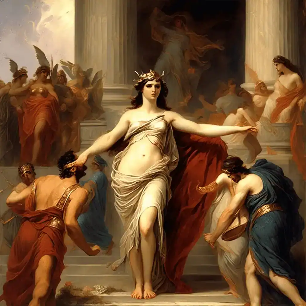 Hector Taking Leave Of Andromache – Jean II Restout
