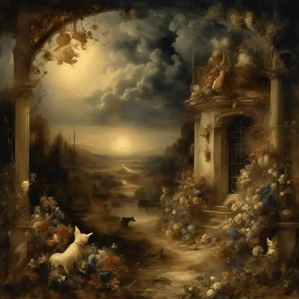 Landstraße, Abendstimmung – Georg Tappert